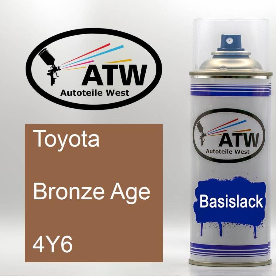 Toyota, Bronze Age, 4Y6: 400ml Sprühdose, von ATW Autoteile West.